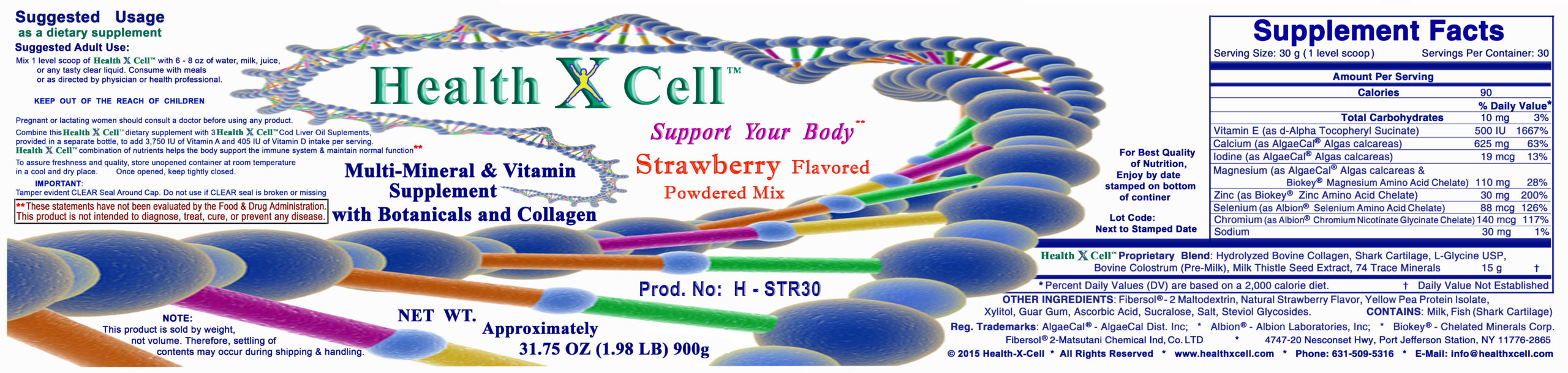 Strawberry Label